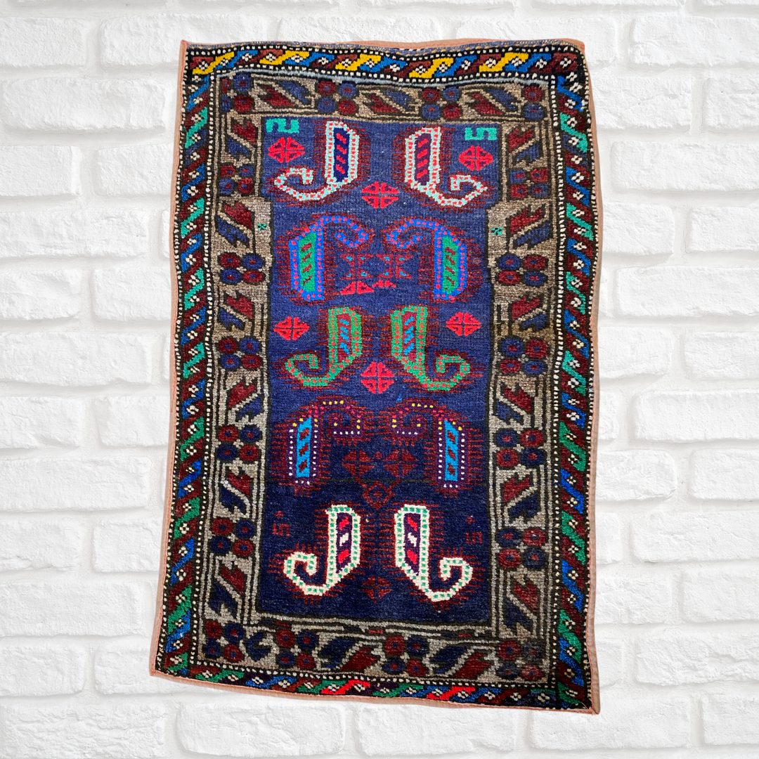 Afghan Handmade Baluch Rug 3" x 2" ft