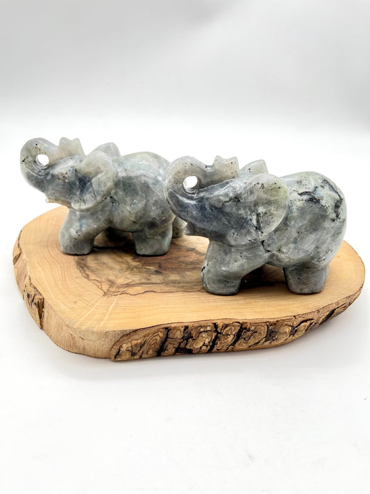 Elephant Labradorite Carving