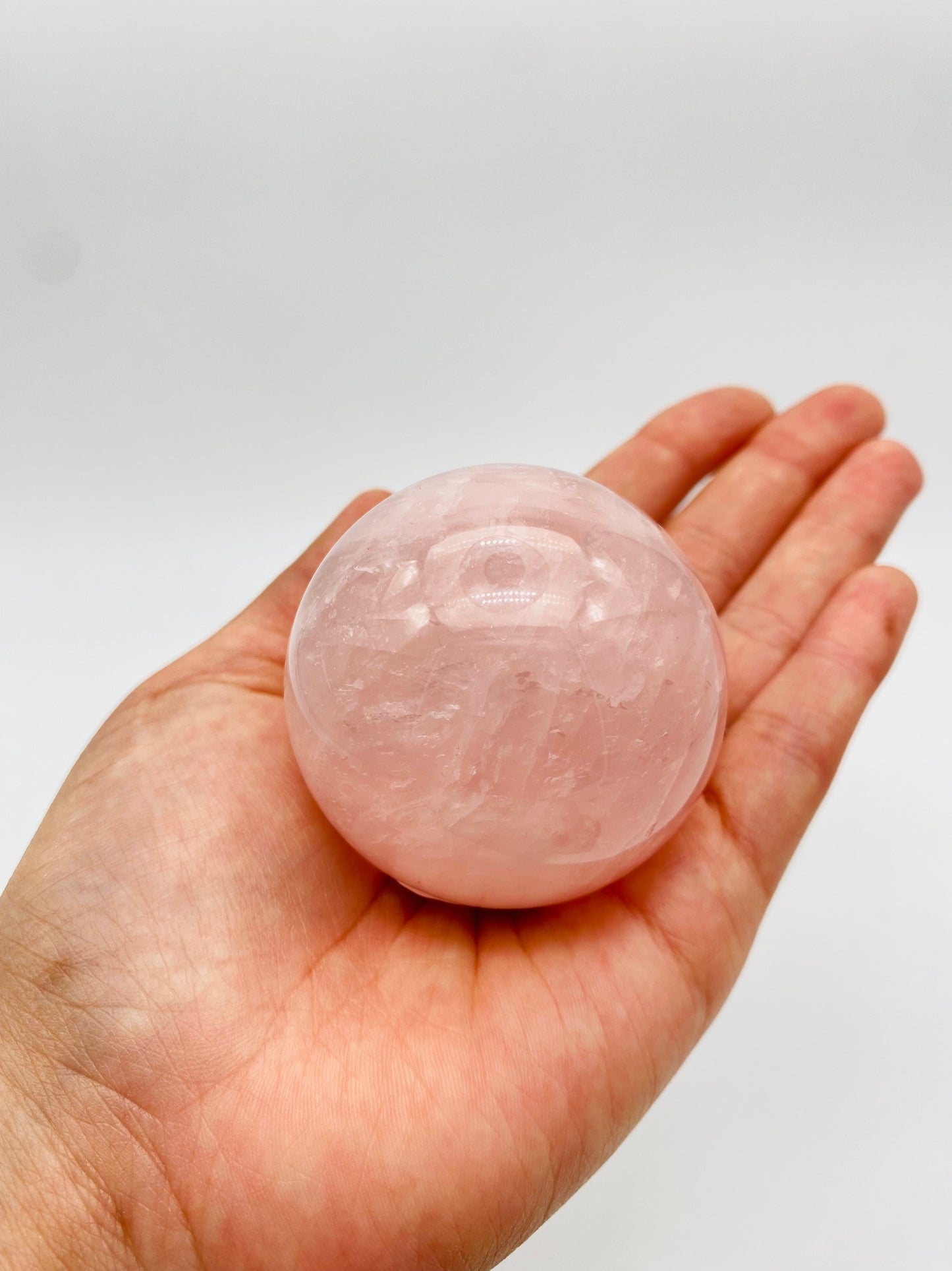 Rose Quartz Sphere from Madagascar