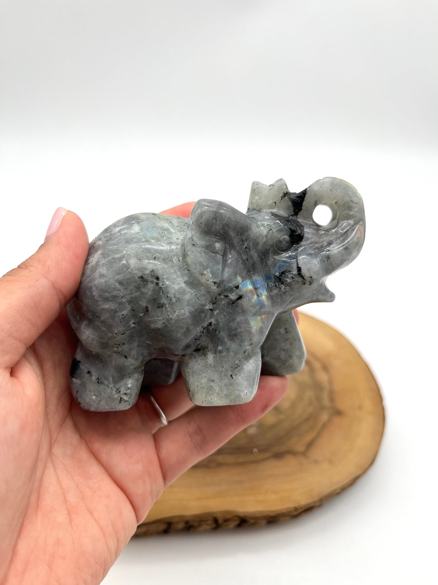 Elephant Labradorite Carving