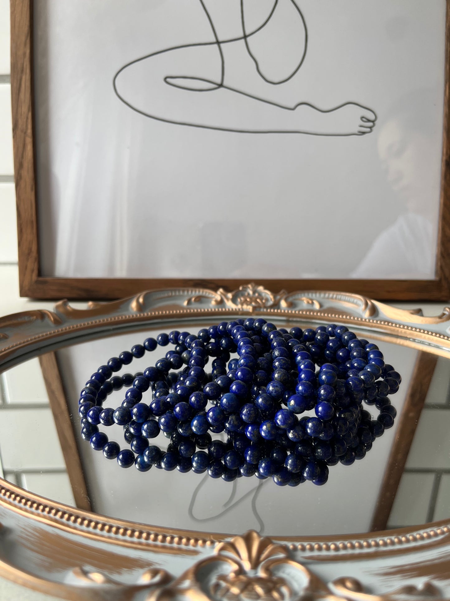 Lapis Lazuli Stretchy Stacking Bracelet