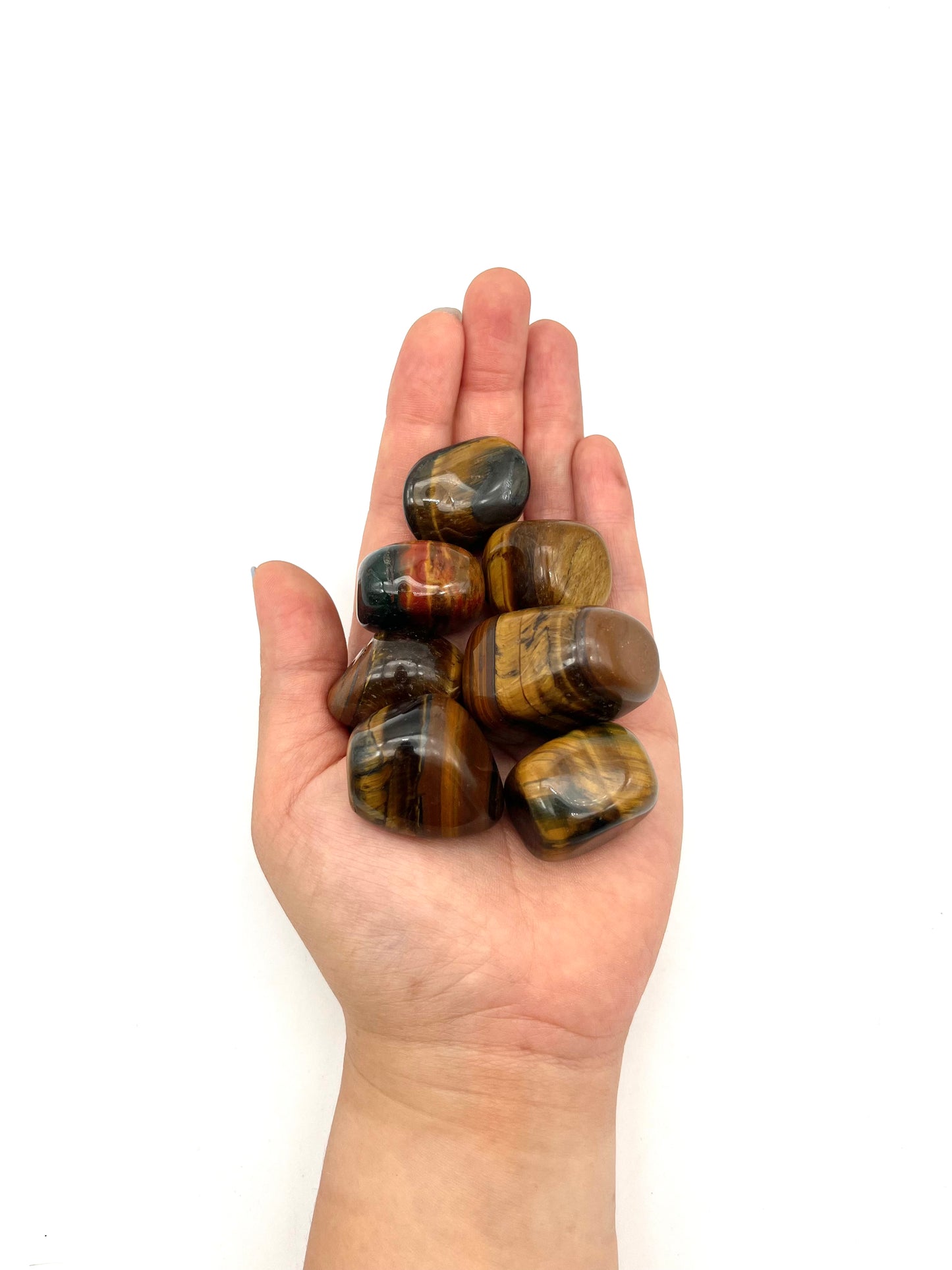 Tumbled Tigers Eye Pocket Healing Stone