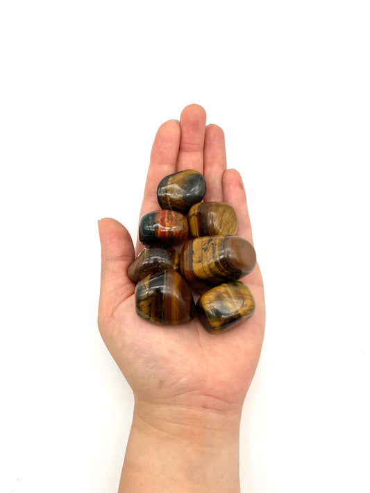 Tumbled Tigers Eye Pocket Healing Stone