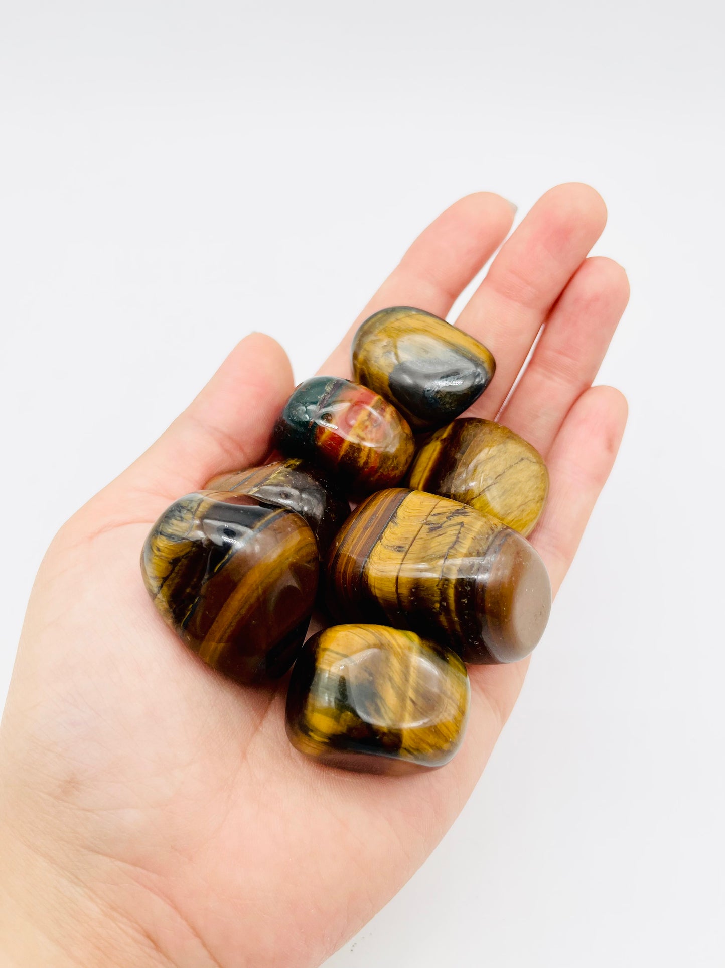 Tumbled Tigers Eye Pocket Healing Stone