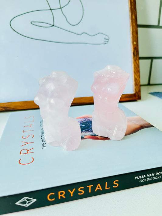 Rose Quartz Model Carving