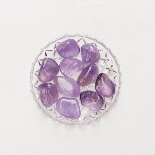 Tumbled Amethyst Pocket Healing Stone