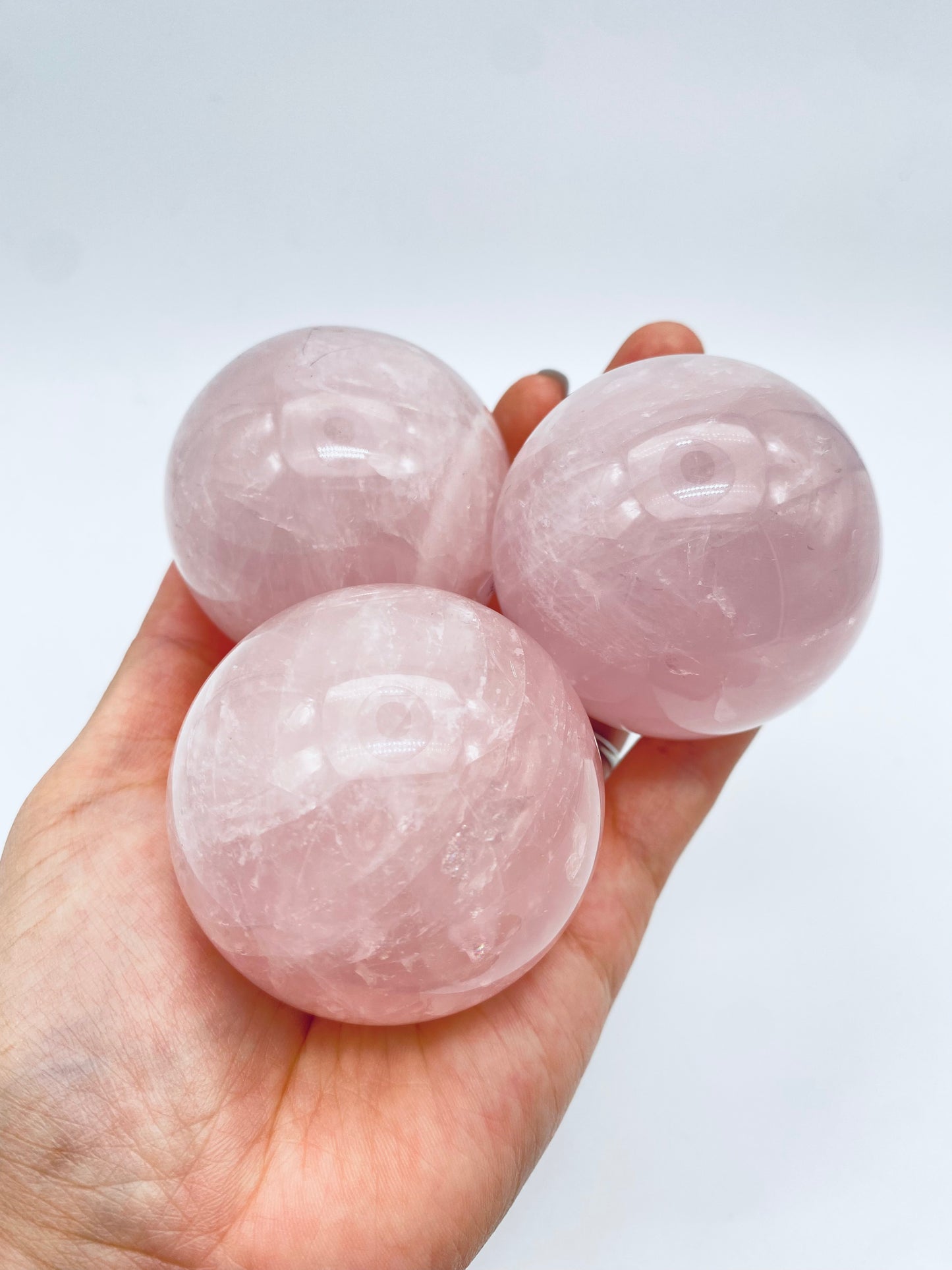 Rose Quartz Sphere from Madagascar