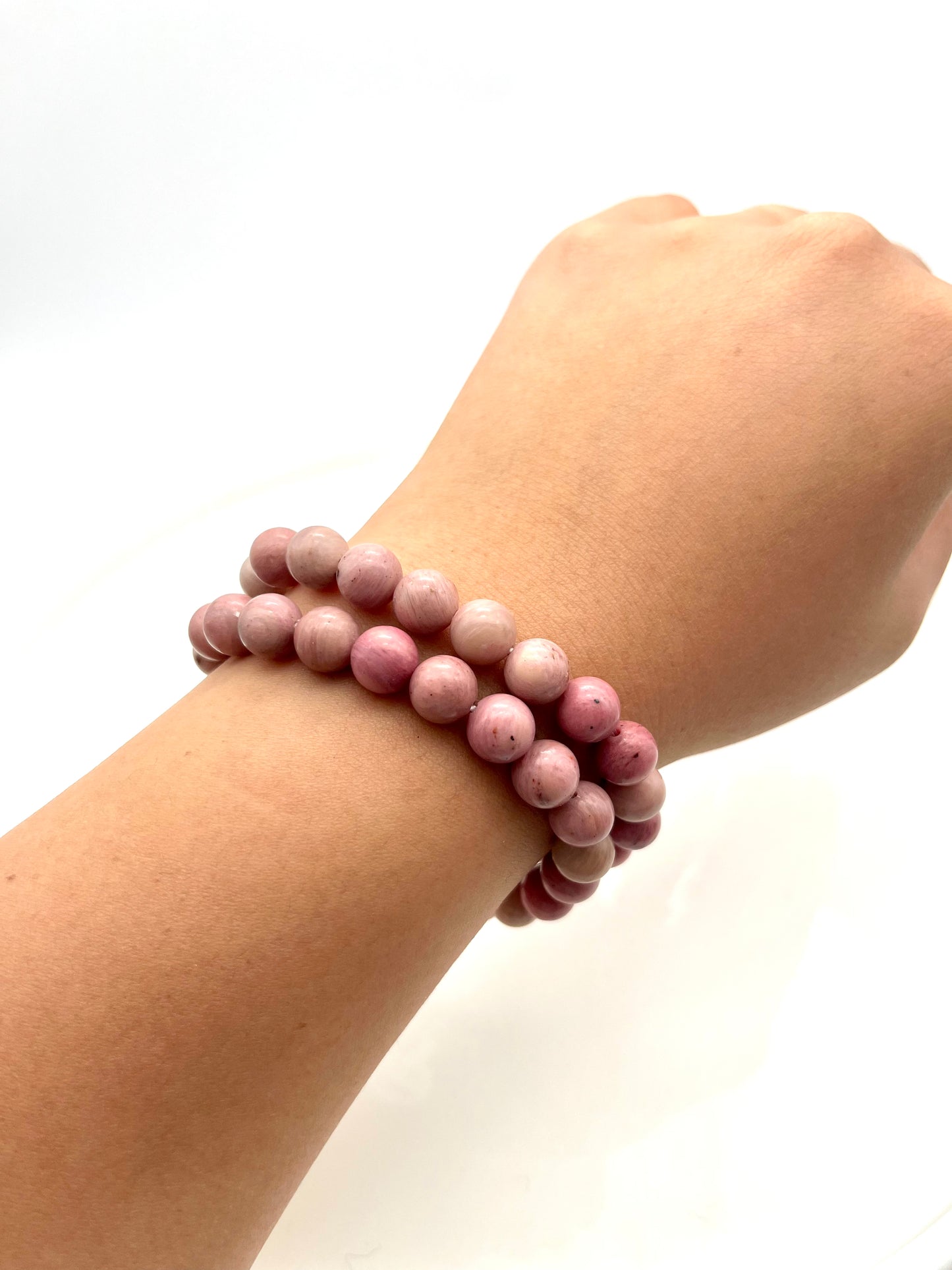 Rhodonite Stretchy Stacking Bracelet