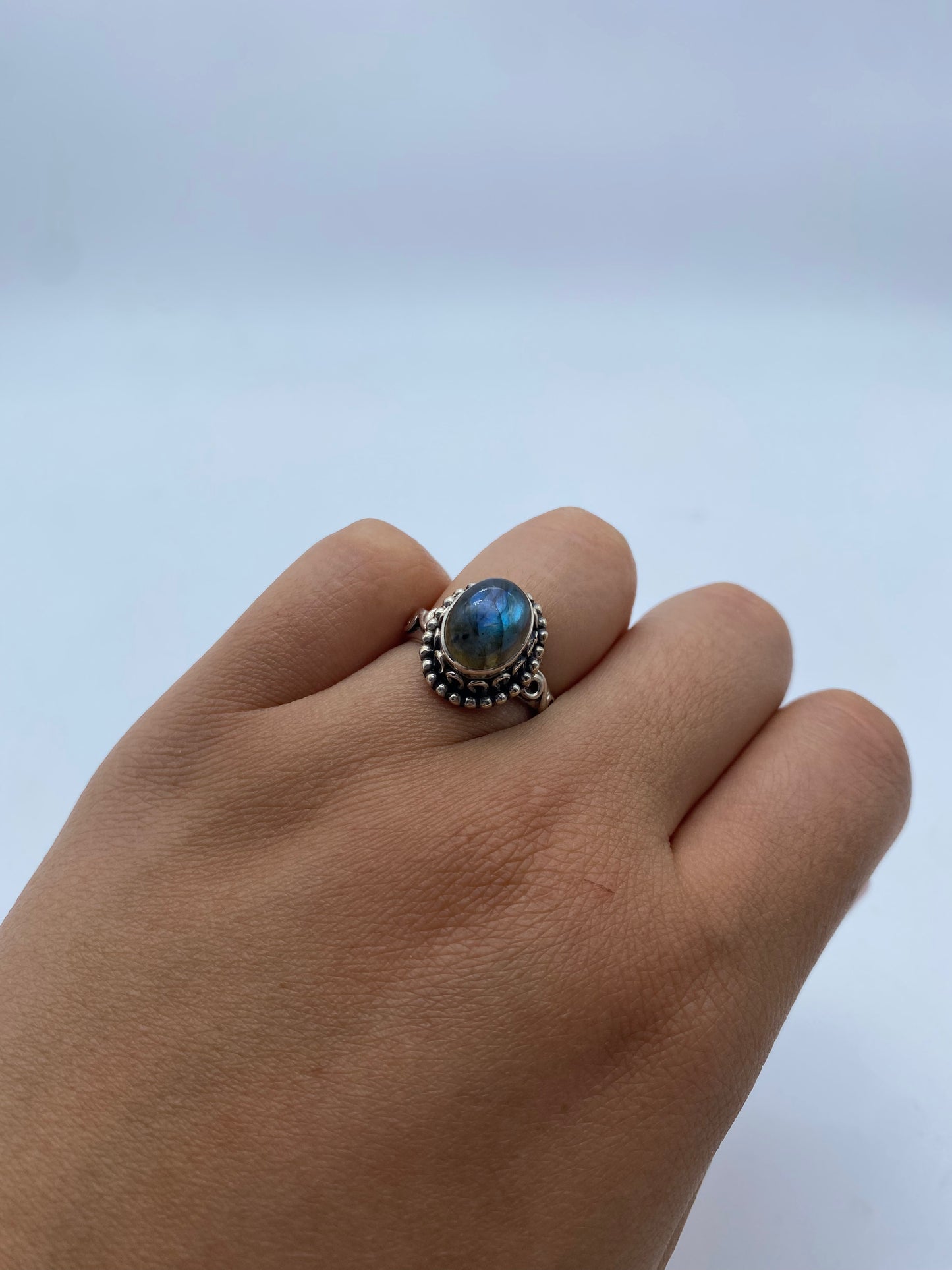 Labradorite Sterling Silver Ring