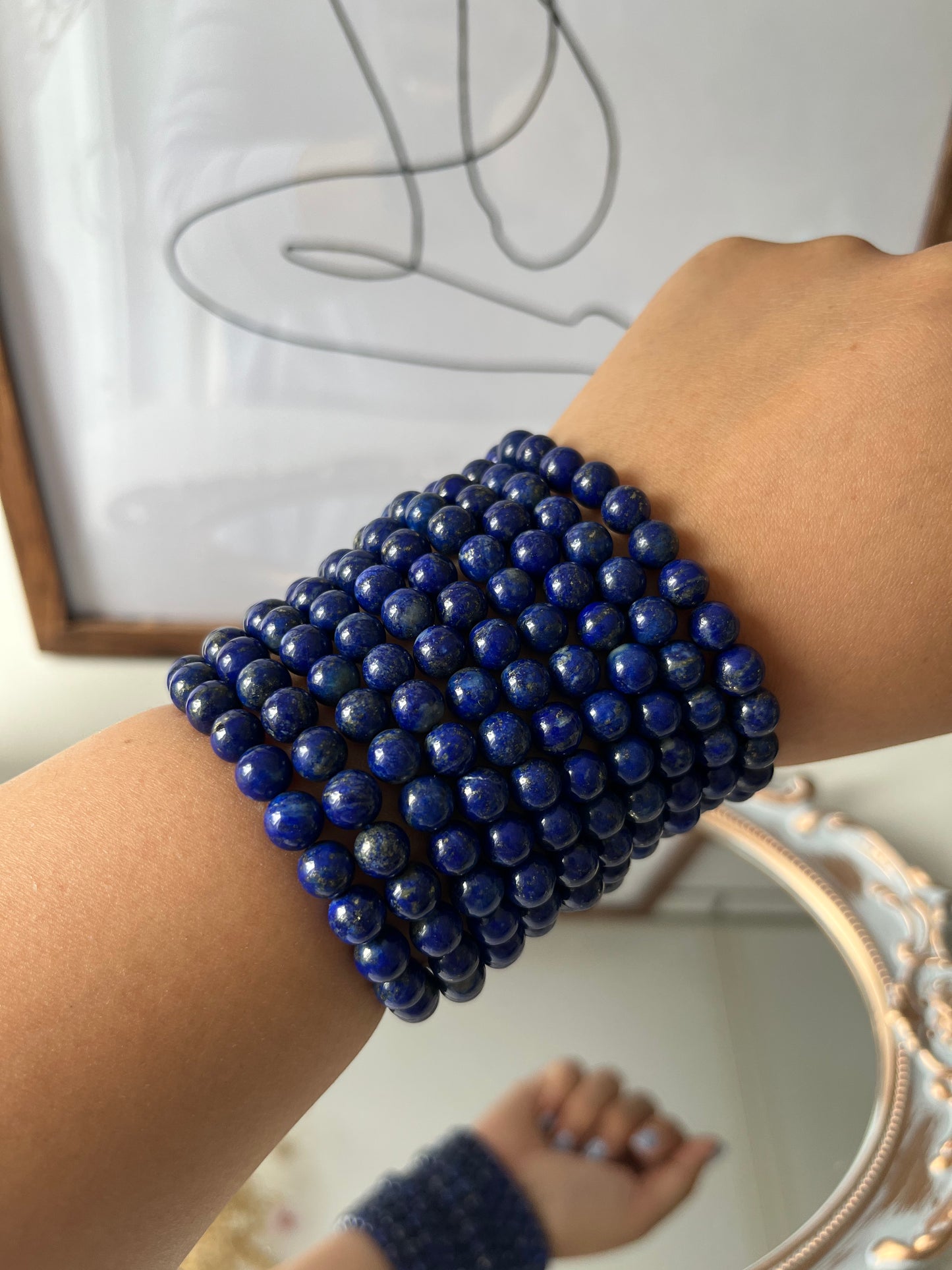 Lapis Lazuli Stretchy Stacking Bracelet