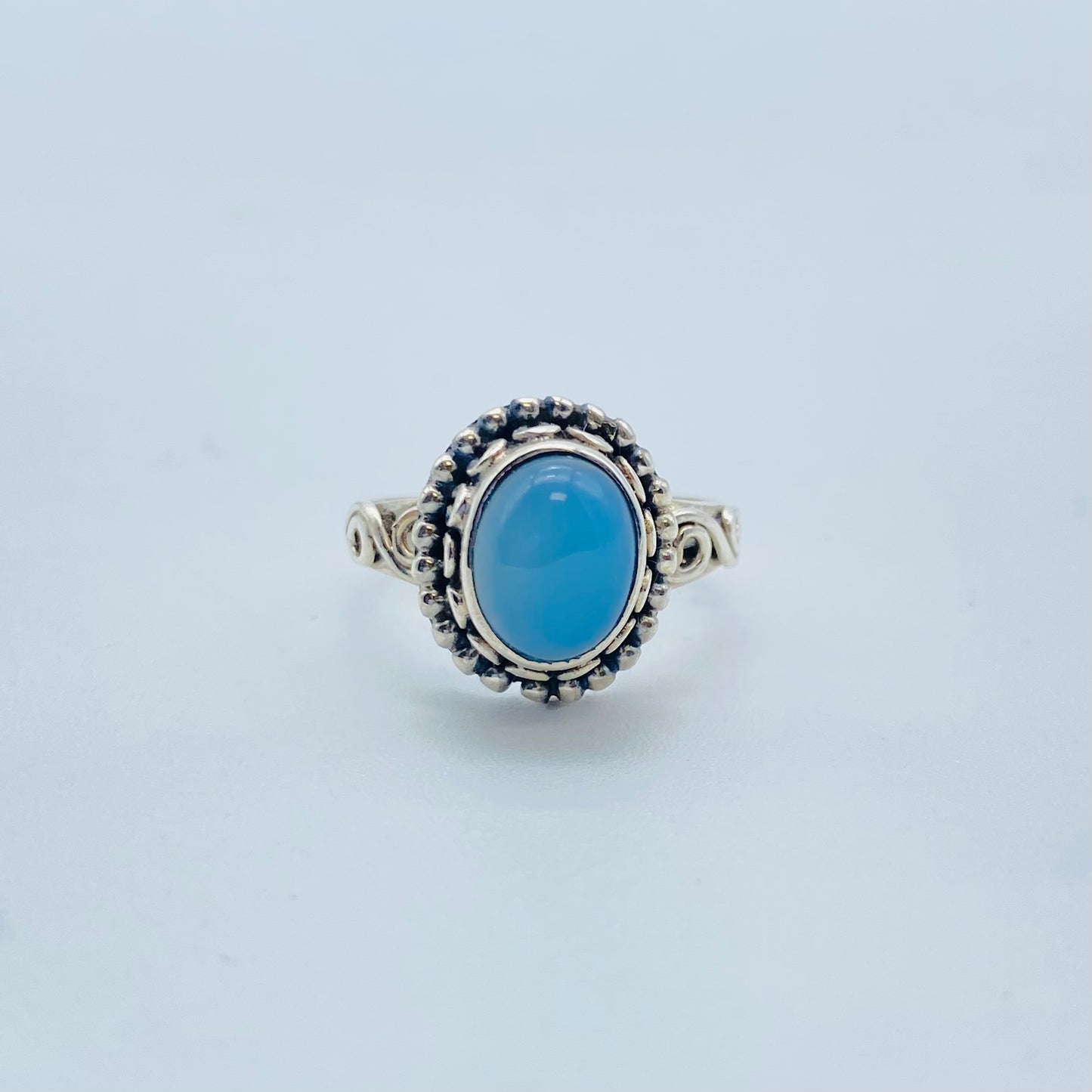 Aquamarine Sterling Silver Ring